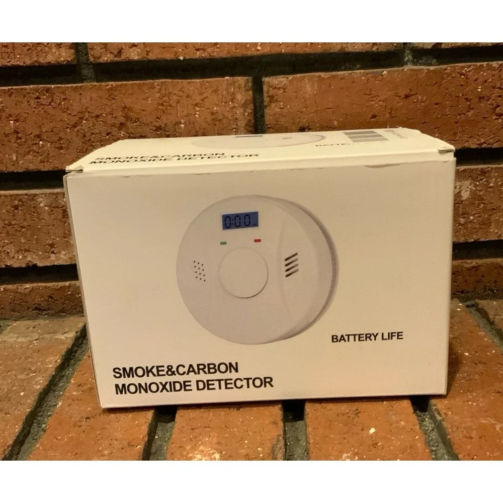 Smoke‎ Detector & Carbon Monoxide Combo Pack Of 4 White Battery Operated